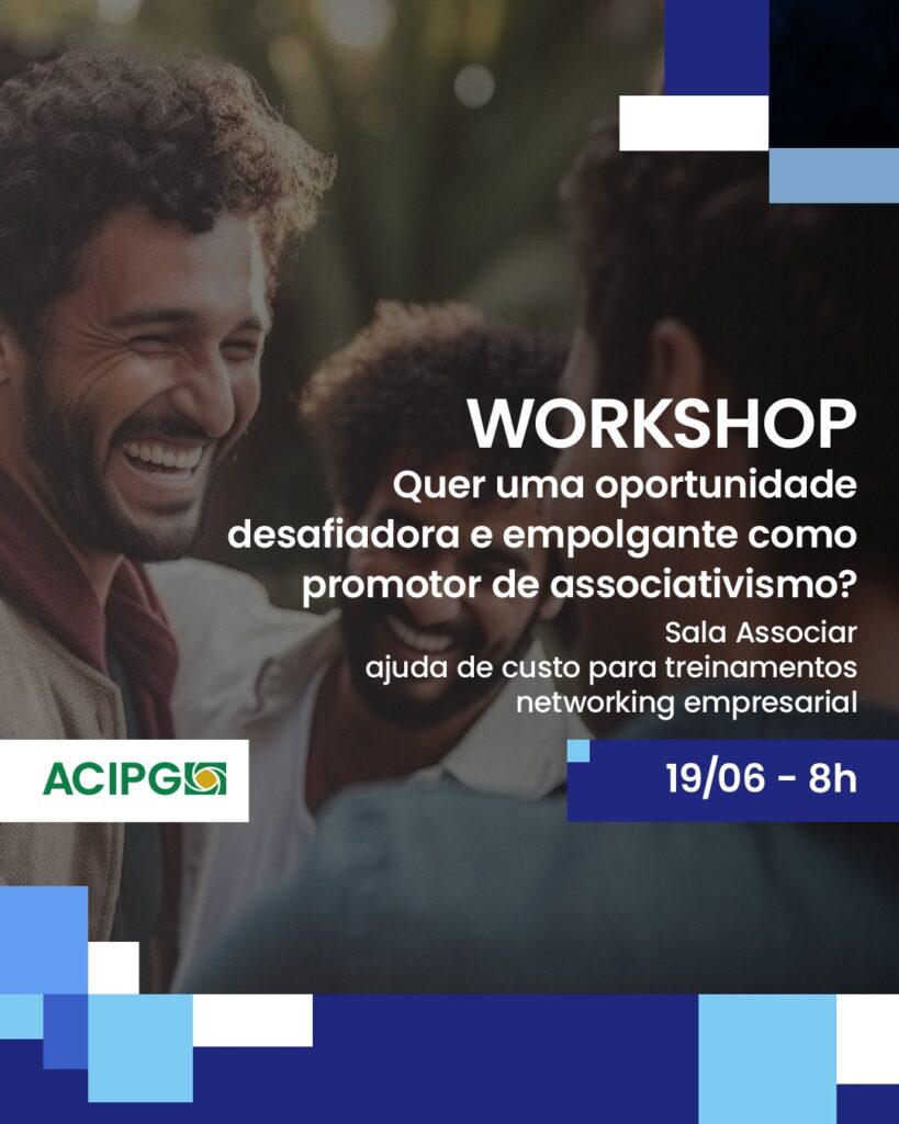 A Associação Comercial, Industrial e Empresarial de Ponta Grossa (ACIPG) promove na próxima semana um workshop sobre associativismo