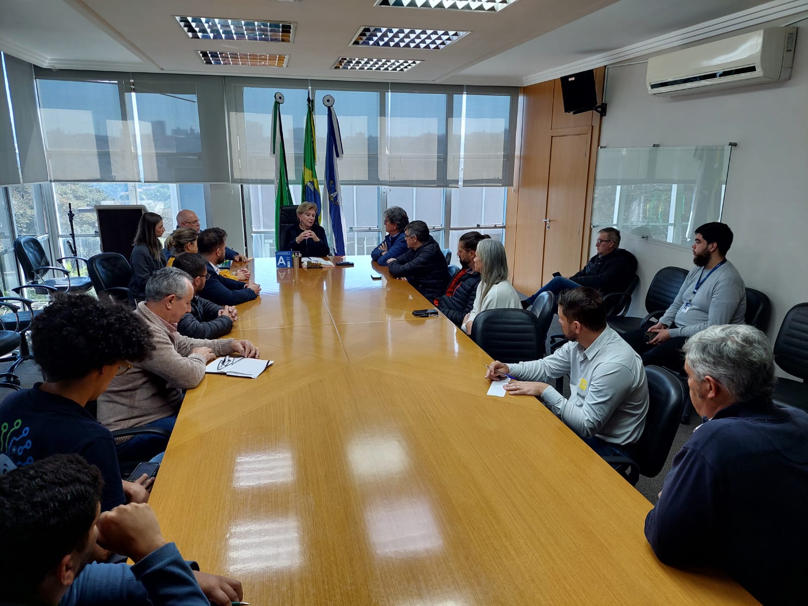 CDEPG e ACIPG discutem realização da Efapi 2026 em reunião com a prefeita Elizabeth Schmidt
