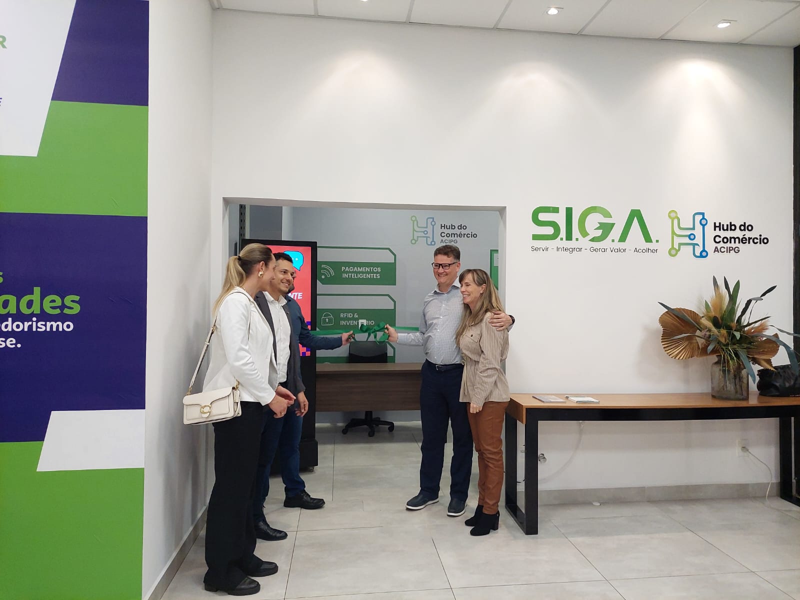 ACIPG inaugura Sala SIGA, Hub do Comércio e Espaço Gourmet