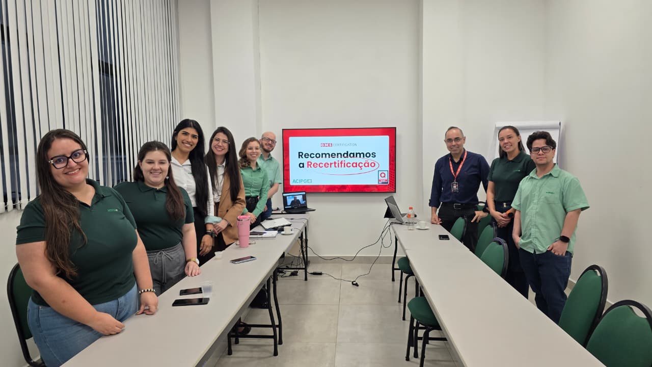 ACIPG mantém certificação ISO 9001 pelo nono ano consecutivo